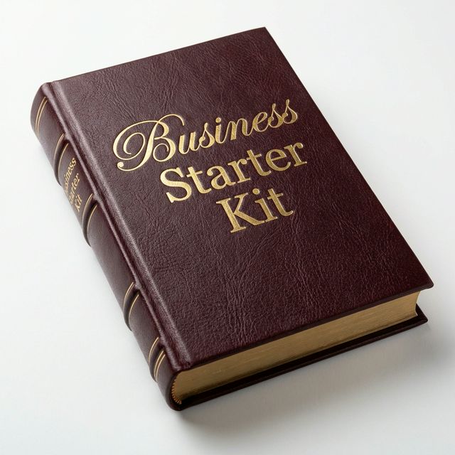 Business Starter Kit book mockup